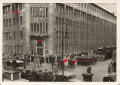 Andenkenkarte " Zur Erinnerung an die feierliche Einholung der goldenen Fahne 1940 in Essen"  Maße 10,5 x 15cm