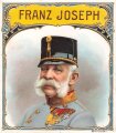 Kaiserreich, patriotisches Etikett? , teils erhaben geprägt " Franz Joseph" 11 x 12,5cm