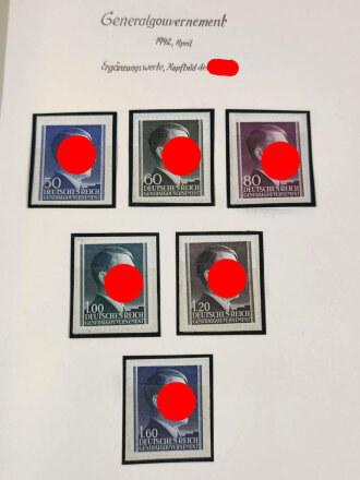 Generalgouvernement , umfangreiche Sammlung Briefmarken