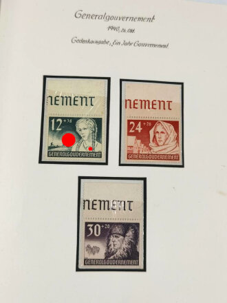 Generalgouvernement , umfangreiche Sammlung Briefmarken