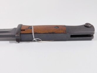Seitengewehr Modell 84/98 für K98 der Wehrmacht. Nicht Nummerngleich
