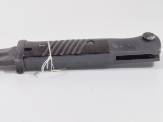 Seitengewehr Modell 84/98 für K98 der Wehrmacht. Nicht Nummerngleich