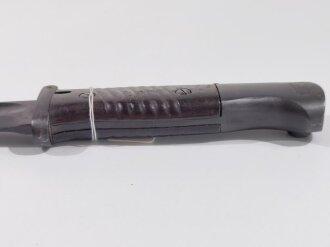 Seitengewehr Modell 84/98 für K98 der Wehrmacht. Nicht Nummerngleich