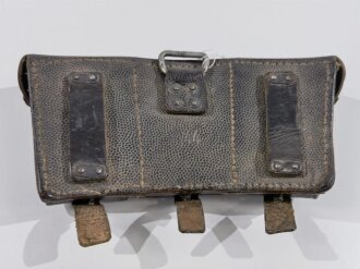 Patronentasche zum K98 Wehrmacht ( für 6 Ladestreifen). getragenes Stück, datiert 1944