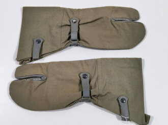 Paar Handschuhe für Kradmelder der Wehrmacht. Leicht getragenes Paar mit Reichsbetriebsnummer in Grösse 10