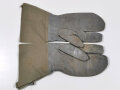 Paar Handschuhe für Kradmelder der Wehrmacht. Leicht getragenes Paar mit Reichsbetriebsnummer in Grösse 10
