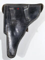 Koffertasche für Pistole P08 der Wehrmacht. Datiert 1938, getragenes Stück in gutem Zustand