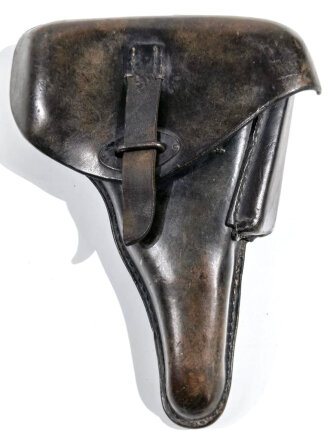 Koffertasche für Pistole P38 der Wehrmacht. Datiert 1942, getragenes Stück in gutem Zustand