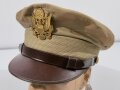 U.S. 1942 dated Officers service cap, khaki, size 7 1/8.  Good condition