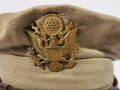 U.S. 1942 dated Officers service cap, khaki, size 7 1/8.  Good condition