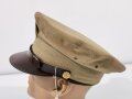 U.S. 1942 dated Officers service cap, khaki, size 7 1/8.  Good condition