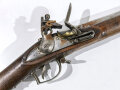 Frankreich, Steinschlossgewehr  ähnlich Typ 1816/21 ,Kaliber 17,6 mm, Gesamtlänge 137 cm, Gewicht 3,96 kg, Laufmarkierung ELG ,Schloßmarkierung Modell  Royal St.Etienne schlecht lesbar, alle Metallteile gemarkt, eventuell für einen deutschen Kleinstaat ,
