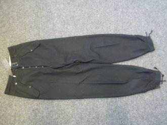 Schwarze Panzerhose Wehrmacht, Kammerstück in sehr...