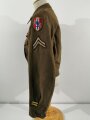 U.S. USFA United States Forces in Austria, wool field jacket dated 1944, size 38XL.