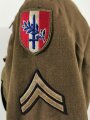 U.S. USFA United States Forces in Austria, wool field jacket dated 1944, size 38XL.