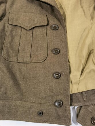 U.S. USFA United States Forces in Austria, wool field jacket dated 1944, size 36L.