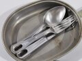 U.S. 1943 dated mess kit with eating utensils