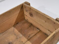 U.S. 1944 dated wood crate for "Mash corned beef" cans