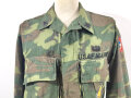 Army of the Republic of Vietnam (ARVN) Airborne Division coat, camouflage pattern, size medium regular. Used, good condition