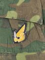 Army of the Republic of Vietnam (ARVN) Airborne Division coat, camouflage pattern, size medium regular. Used, good condition