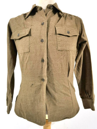 U.S. most likely WWII, Women´s service Shirt, used