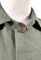 U.S. WWII Jacket, HBT. Buttonhole damage