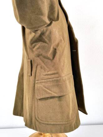 U.S. WWII Overcoat officers, dated 1942. Missing some buttons, otherwise good condition