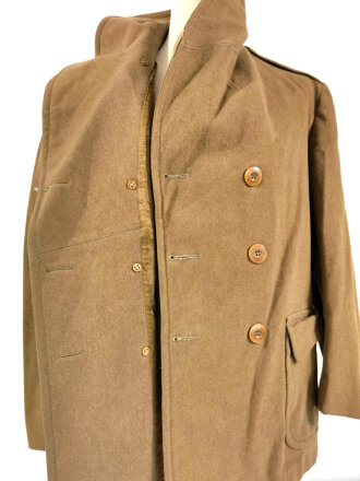 U.S. WWII Overcoat officers, dated 1942. Missing some buttons, otherwise good condition