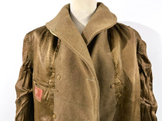 U.S. WWII Overcoat officers, dated 1942. Missing some buttons, otherwise good condition