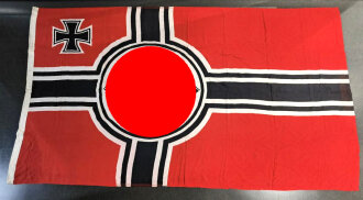 Kriegsmarine Reichskriegsflagge 150 x 250 cm. Guter Zustand, leicht angeschmutzt