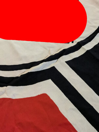 Kriegsmarine Reichskriegsflagge 150 x 250 cm. Guter Zustand, leicht angeschmutzt