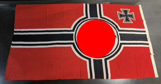 Kriegsmarine Reichskriegsflagge 150 x 250 cm. Guter Zustand, leicht angeschmutzt