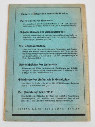 "MG34, seine Verwendung als l.MG oder s.MG" mit 29 Abbildungen im Text, datiert 1938