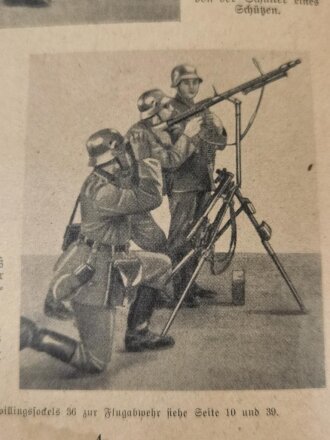 "MG34, seine Verwendung als l.MG oder s.MG" mit 29 Abbildungen im Text, datiert 1938