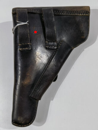 Pistolentasche für Pistole P38 der Wehrmacht. getragenes Stück, datiert 1944
