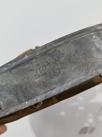 Stahlhelm Innenfutter Wehrmacht für Glockengrösse 68 datiert 1940. Gebraucht