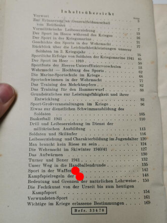 "Sport Jahrbuch für die Wehrmacht 1942",...