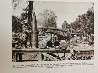 "Der Weltkrieg im Bild" Original Frontaufnahmen des Kriegs- Bild- und Filmamtes, 39 Seiten, gebraucht