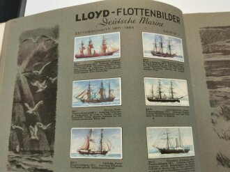 Sammelbilderalbum Lloyd Flottenbilder "Deutsche Marine" komplett