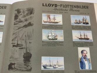 Sammelbilderalbum Lloyd Flottenbilder "Deutsche Marine" komplett