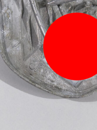 Satz Adler- und Wappenschild für einen Tropenhelm des Heeres, Aluminium, wohl neuzeitlich lackiert