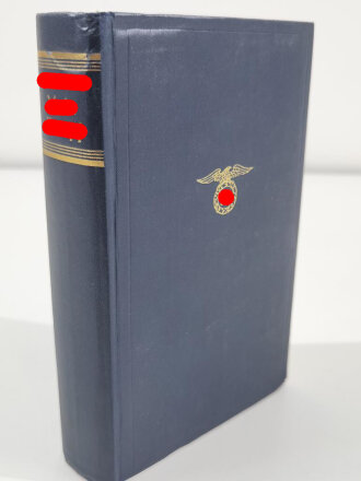 Adolf Hitler " Mein Kampf", blaue Ganzleinenausgabe von 1942