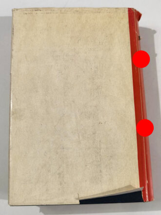 Adolf Hitler " Mein Kampf", blaue Ganzleinenausgabe von 1936, mit Schutzumschlag