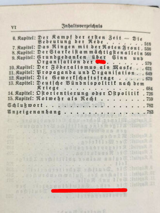 Adolf Hitler " Mein Kampf", Hochzeitsausgabe der Kreishauptstadt Offenburg 1938