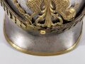 Preußen,  Helm für Mannschaften der Kürassiere. Durchrestauriertes Bastelstück, sicherlich leicht zu verbessern
