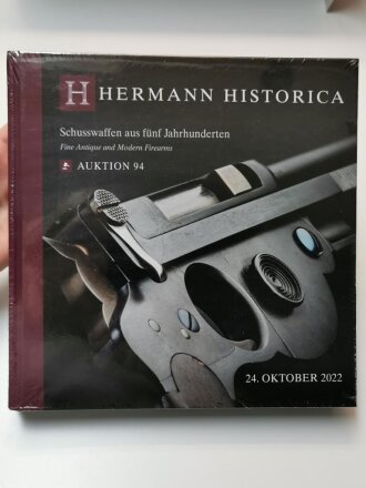 Auktionskatalog "Hermann Historica Auktion 94 - Schusswaffen aus fünf Jahrhunderten", DIN A5, noch eingepackt