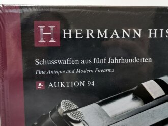 Auktionskatalog "Hermann Historica Auktion 94 - Schusswaffen aus fünf Jahrhunderten", DIN A5, noch eingepackt