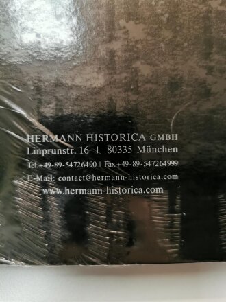Auktionskatalog "Hermann Historica Auktion 94 - Orden und Militaria bis 1918", DIN A5, noch eingepackt