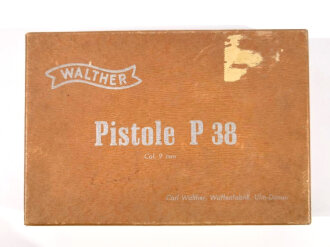 Deutschland nach 1945, Pappschachtel für Pistole P38 von Walther