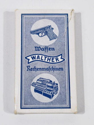 Carl Walther Zella Mehlis, Kartenspiel als Werbegeschenk. Guter Zustand